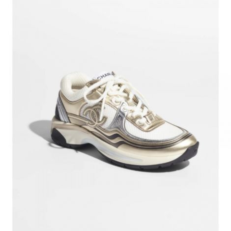 Chanel Ayakkabı Gold - Chanel Sneakers Gold Chanel Kadin Ayakkabi Chanel Ayakkabi Gold