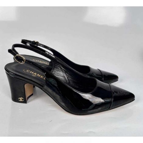 Chanel Topuklu Ayakkabı Siyah - Chanel Women Shoes Chanel Kadin Topuklu Ayakkabi Chanel Ayakkabi 9253 Siyah
