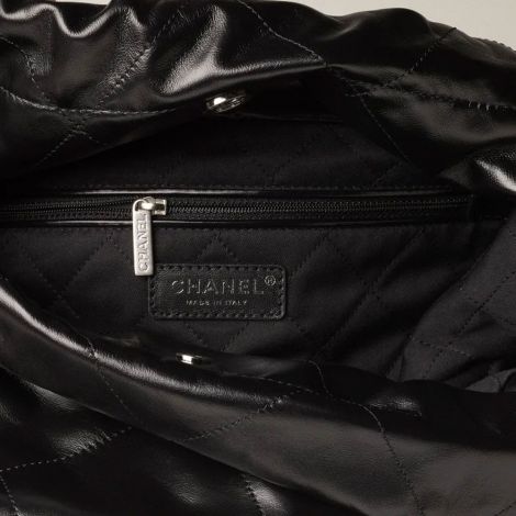 Chanel Çanta Classic Siyah - Chanel Canta Bag Chanel 22 Canta Dana Derisi Ve Gumus Detaylar Black Siyah
