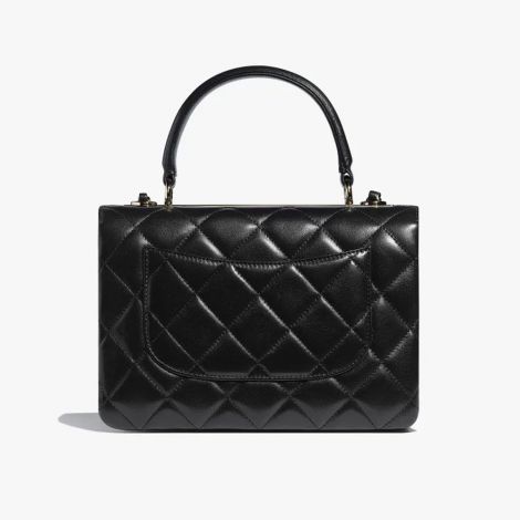 Chanel Çanta Classic Siyah - Chanel Canta Bag Sapli Kapakli Canta Kuzu Derisi Ve Altin Detaylar 17 25 12 Black Siyah