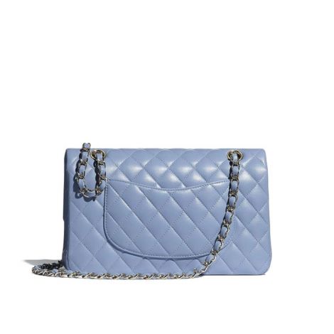 Chanel Çanta Lambskin Mavi - Chanel Canta Classic Handbag Lambskin Sky Blue Mavi