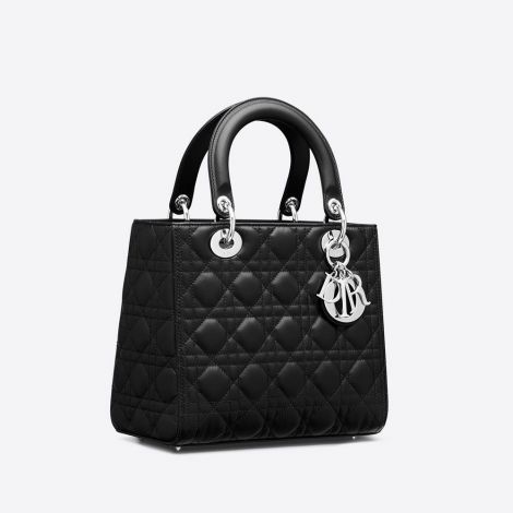 Dior Çanta Ultramatte Siyah - Dior Bag Canta 2021 Medium Ultramatte Lady Dior Bag Black Siyah