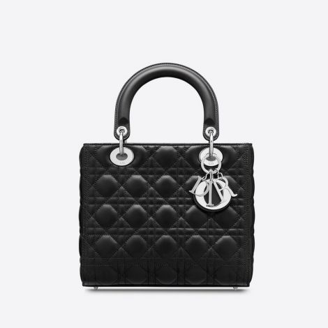 Dior Çanta Ultramatte Siyah - Dior Bag Canta 2021 Medium Ultramatte Lady Dior Bag Black Siyah
