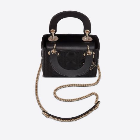 Dior Çanta Mini Siyah - Dior Bag Canta 2021 Mini Lady Dior Bag Black Cannage Lambskin Siyah