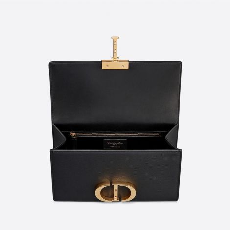 Dior Çanta Montaigne Siyah - Dior Canta 30 Montaigne Calfskin Bag With Chain Siyah