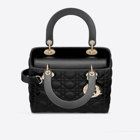 Dior Çanta Ultramatte Siyah - Dior Canta Kadin Medium Ultramatte Lady Bag Black Lambskin Siyah