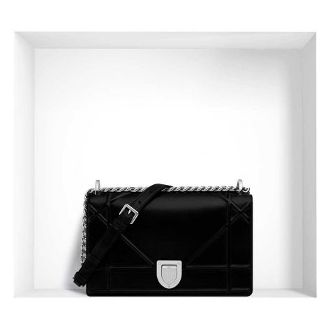 Dior Çanta Diorama Black - Dior Diorama Classic Bag Black Lambskin Siyah Canta