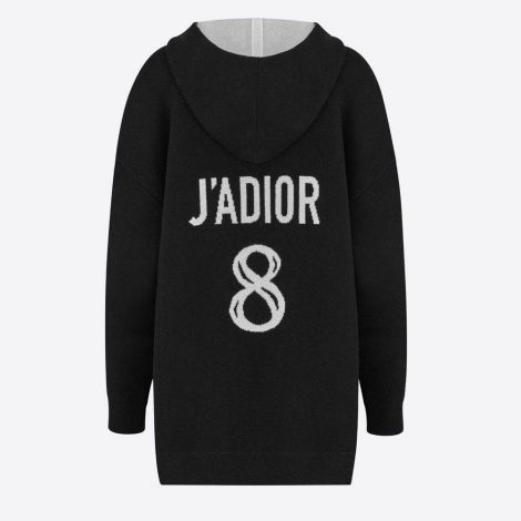 Dior Sweatshirt J-adior 8 Siyah - Dior Kadin J Adior 8 Cashmere Sweater Kapusonlu Siyah
