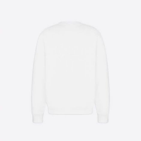 Dior Sweatshirt Judy Blame Beyaz - Dior Sweatshirt 2021 Judy Blame Sweatshirt White Cotton Fleece Beyaz