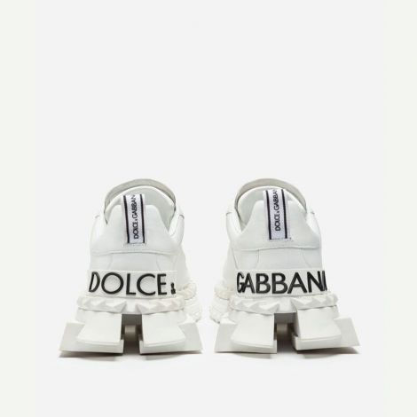 Dolce Gabbana Ayakkabı Super Queen Beyaz - Dolce Gabbana Ayakkabi Kadin Super Queen Sneakers In Calfskin Beyaz