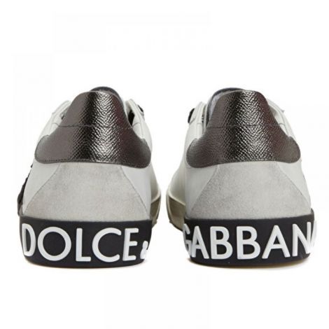 Dolce Gabbana Ayakkabı Portofino Sneakers DG Beyaz - Dolce Gabbana Portofino Sneakers Dolce Gabbana Erkek Ayakkabi Beyaz