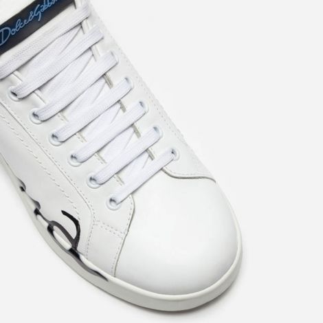 Dolce Gabbana Ayakkabı Sneakers Beyaz - Dolce Gabbana Sneaker Spor Ayakkabi Kadin Mavi Kirmizi