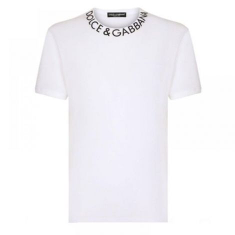 Dolce Gabbana Tişört Round Neck Beyaz - Dolce Gabbana Round Neck Beyaz