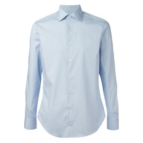 Etro Gömlek Pointed Mavi - Etro Pointed Collar Shirt