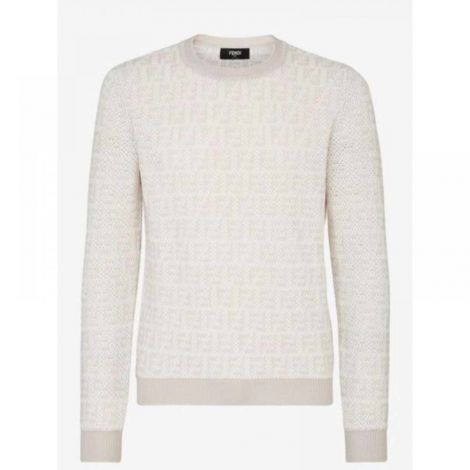 Fendi Sweatshirt Beyaz - Fendi Erkek Sweatshirt Fendi Sweatshirt 2386 Beyaz