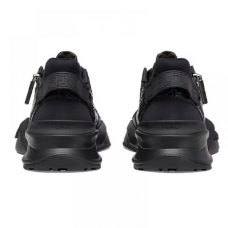 Fendi Ayakkabı Flow Sneakers Siyah - Fendi Erkek Ayakkabi Fendi Ayakkabi Fendi Flow Sneakers Fendi Men Shoes 1 Siyah