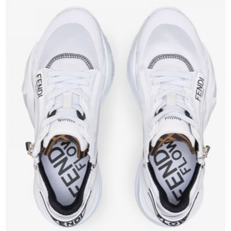 Fendi Ayakkabı Flow Sneakers Beyaz - Fendi Flow Sneaker Fendi Men Shoes Fendi Erkek Ayakkabi Fendi Ayakkabi Beyaz