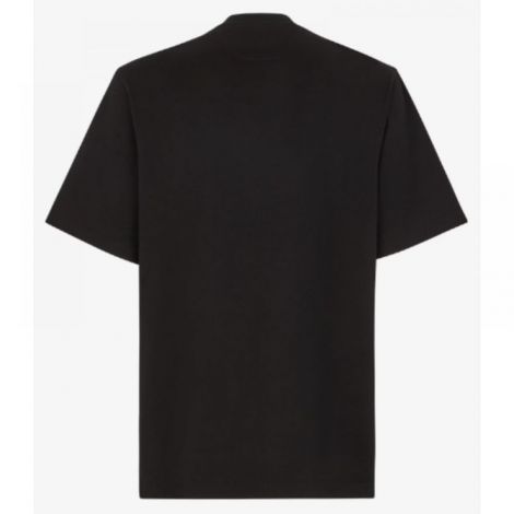 Fendi Tişört Fermuarlı Cepli Siyah - Fendi Erkek Tisort Fendi Tisort Fendi Men T Shirt Fendi T Shirt Fendi Black Jersey T Shirt Siyah