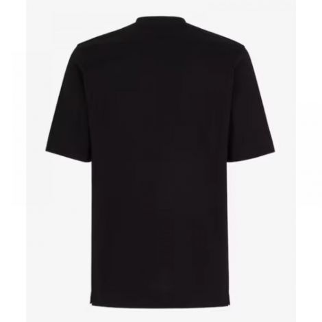 Fendi Tişört Jersey Siyah - Fendi Erkek Tişört Fendi Jersey Black T Shirt Fendi Tişört Siyah