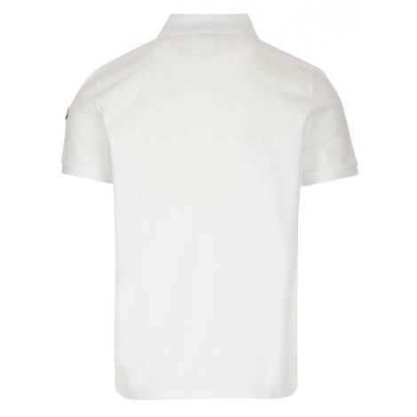 Fendi Tişört Polo Beyaz - Fendi T Shirt Tisort 2021 Roma Logo Polo Yaka White Beyaz
