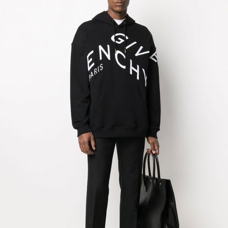 Givenchy Sweatshirt Refracted Siyah - Givenchy Givenchy Refracted Sweatshirt Black Siyah