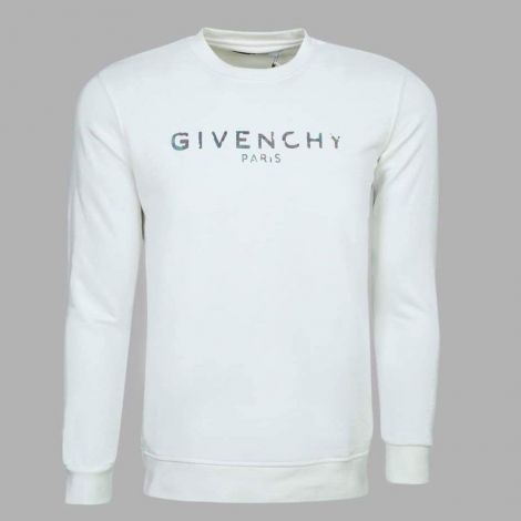 Givenchy Sweatshirt Paris Beyaz - Givenchy Sweatshirt 20 Paris Erkek Beyaz