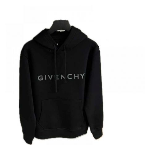 Givenchy Kapüşonlu Sweatshirt Siyah - Givenchy Sweatshirt Givenchy Kapusonlu Sweatshirt 3589 Siyah