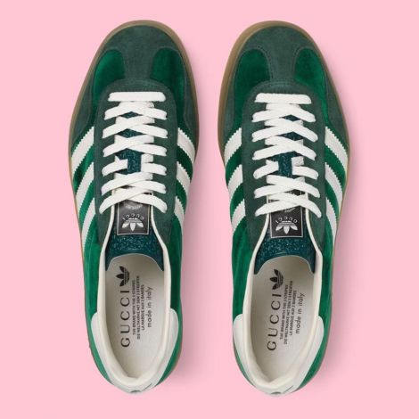 Gucci Ayakkabı Adidas Gazelle Yeşil - Gucci Ayakkabi Erkek Adidas X Gucci Mens Gazelle Sneaker Yesil