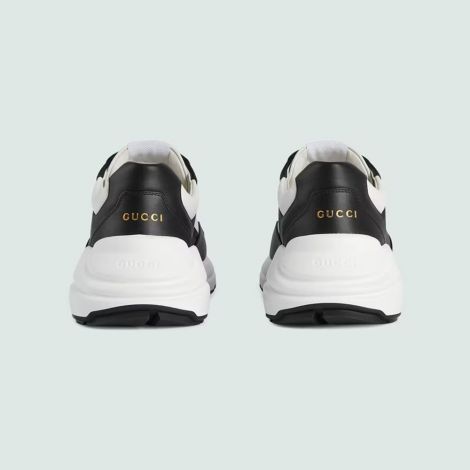 Gucci Ayakkabı Rhyton Siyah - Gucci Ayakkabi Erkek Low Top Mens Rhyton Sneaker Beyaz Siyah