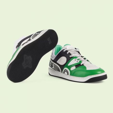 Gucci Ayakkabı Basket Sneaker Yeşil - Gucci Ayakkabi Erkek Low Top Sneakers For Mens Gucci Basket Sneaker Yesil