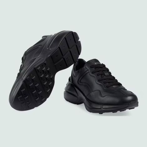Gucci Ayakkabı Rhyton Siyah - Gucci Ayakkabi Kadin Low Top Sneakers For Womens Rhyton Sneaker Siyah