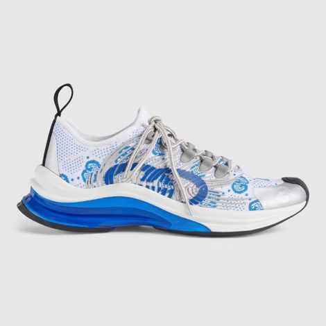 Gucci Ayakkabı Run Sneaker Beyaz - Gucci Ayakkabi Kadin Womens Gucci Run Sneaker Mavi Beyaz