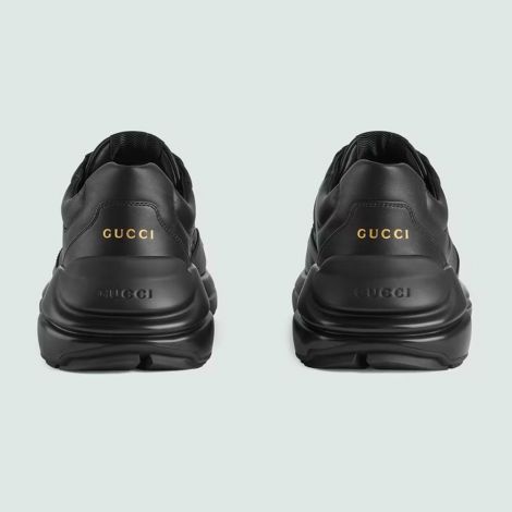 Gucci Ayakkabı Rhyton Siyah - Gucci Erkek Ayakkabi Low Top Sneakers For Men Mens Rhyton Sneaker Siyah