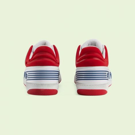Gucci Ayakkabı Basket Sneaker Kırmızı - Gucci Erkek Ayakkabi Low Top Sneakers For Mens Gucci Basket Sneaker Kirmizi