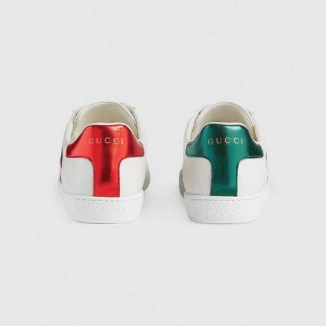 Gucci Ayakkabı Apple Beyaz - Gucci Kadin Ayakkabi 2020 Ace Sneaker With Gg Apple Beyaz