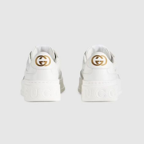 Gucci Ayakkabı GG Beyaz - Gucci Kadin Ayakkabi Womens Gg Embossed Sneaker White Beyaz