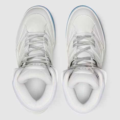 Gucci Ayakkabı Basket Beyaz - Gucci Kadin Ayakkabi Womens Gucci Basket Sneaker Mavi Beyaz