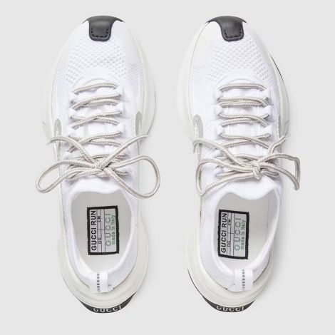 Gucci Ayakkabı Run Sneakers Beyaz - Gucci Kadin Ayakkabi Womens Gucci Run Sneaker Shoes White Beyaz
