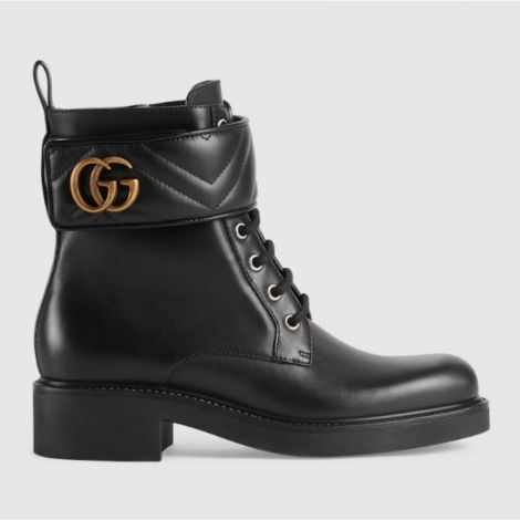 Gucci Ayakkabı Ankle Boot Siyah - Gucci Kadin Bot Gucci Bot Gucci Ankle Boot Siyah