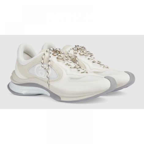 Gucci Ayakkabı Run Beyaz - Gucci Run Sneakers Beyaz