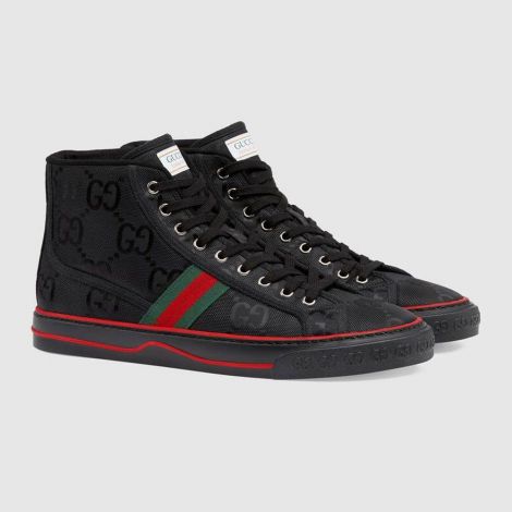 Gucci Ayakkabı Off The Grid Siyah - Gucci Sneaker Ayakkabi Mens Gucci Off The Grid High Top Sneaker Siyah