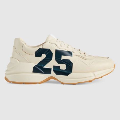 Gucci Ayakkabı Rhyton 25 Beyaz - Gucci Sneaker Ayakkabi Mens Rhyton Sneaker With 25 White Beyaz