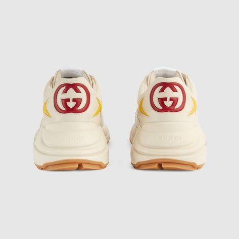 Gucci Ayakkabı Rhyton Beyaz - Gucci Sneaker Ayakkabi Mens Rhyton Sneaker With Stars Beyaz
