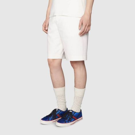 Gucci Ayakkabı Off The Grid Mavi - Gucci Sneakers Ayakkabi Mens Gucci Off The Grid Sneaker Beyaz Mavi