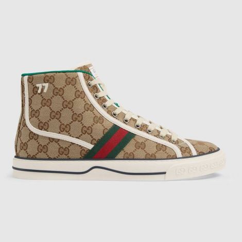 Gucci Ayakkabı Off The Grid Bej - Gucci Sneakers Ayakkabi Mens Gucci Tennis 1977 High Top Sneaker Bej