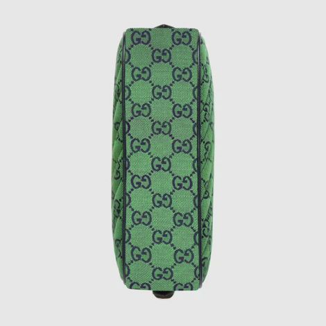 Gucci Çanta GG Marmont Small Yeşil - Gucci 2021 Canta Gg Marmont Multicolor Small Shoulder Bag Green Blue Yesil