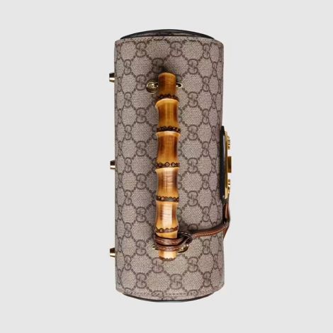 Gucci Çanta Padlock GG Small Kahverengi - Gucci 2021 Canta Padlock Gg Small Bamboo Shoulder Bag Kahverengi
