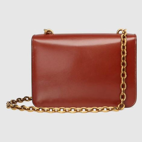 Gucci Çanta Double G Kırmızı - Gucci 2021 Canta Small Shoulder Bag With Double G Brick Red Kirmizi