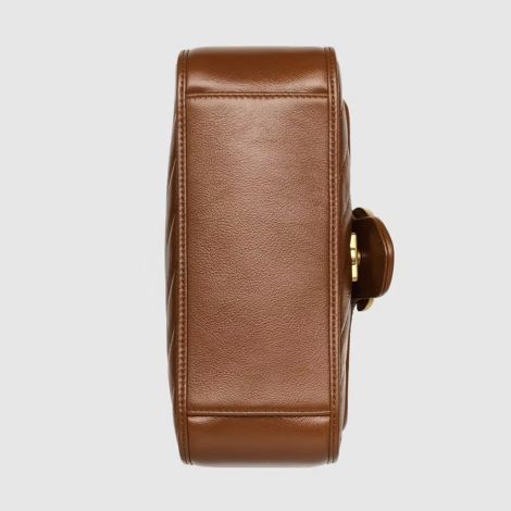 Gucci Çanta GG Marmont Mini Kahverengi - Gucci Bag Canta Gg Marmont Mini Top Handle Bag Brown Kahverengi