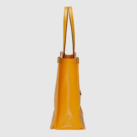 Gucci Çanta Horsebit 1955 Sarı - Gucci Bag Canta Horsebit 1955 Tote Bag Yellow Straw Sari